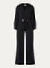 Pere loose fit jumpsuit met ceintuur - Antraciet