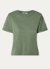 Rosie T-shirt met ronde hals - Legergroen