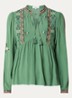 Tilt tuniek met borduring - Groen