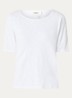 Vina T-shirt met boothals - Wit