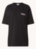 Political Campaign T-shirt met logo- en backprint - Zwart