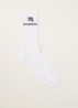 Sporty B sokken met logo - Wit