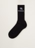 Sporty B sokken met logo - Zwart