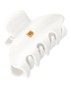 Cellulose Acetate haarklem small - Wit