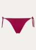 Massa Flashsun bikinislip met lurex - Bordeauxrood