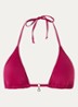 Mundo Flashsun triangel bikinitop met lurex - Bordeauxrood
