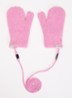 Balsath ribgebreide wanten - Roze