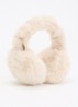 Big Fur oorwarmers van imitatiebont - Beige