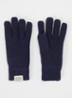 Chayse fijngebreide handschoenen  - Donkerblauw