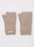Darty ribgebreide handschoenen - Donkerbeige