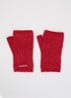 Darty ribgebreide handschoenen - Rood
