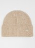 Donellah muts in wolblend met strass - Beige