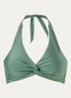 Isla halter bikinitop - Olijfgroen