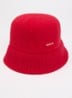 Limatu bucket hoed in wolblend - Rood