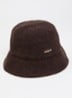 Limatu bucket hoed in wolblend - Donkerbruin