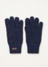 Rilef fijngebreide handschoenen van wol - Blauw