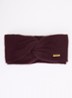 Witzia oorwarmers met strikdetail   - Aubergine