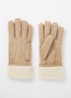 YOKAM Handschoenen met teddy voering - Donkerbeige