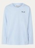 Jeevona longsleeve met print - Lichtblauw