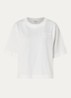 Jiana T-shirt met 3D logoprint - Wit