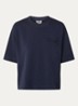 Jiana T-shirt met 3D logoprint - Donkerblauw