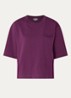 Jiana T-shirt met 3D logoprint - Paars