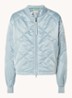 Gwenn bomberjack met quilt patroon  - Lichtblauw