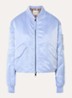 Hady bomberjack met klepzakken en glanzende finish - Blauw