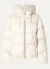 Marian puffer jack met ritszakken - Beige