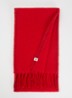 Yuta sjaal in alpaca wolblend 210 x 26 cm - Rood