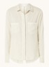 Blouse  met borstzakken - Vanillegeel