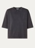 Fiores T-shirt met ronde hals - Zwart