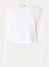 Fuele longsleeve met ronde hals - Wit