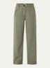 Pace low waist tapered fit chino met steekzakken - Mosgroen