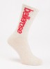 Vroum sokken in katoenblend met logoprint - Creme