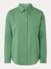Blouse met kraag - Olijfgroen