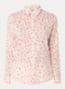 Blouse met print - Koraalrood