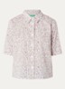 Blouse met print - Lichtroze