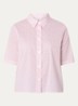 Blouse met print - Fuchsia