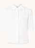 Blouse van linnen - Gebroken wit