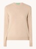 Fijngebreide pullover van kasjmier - Zand
