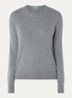 Fijngebreide pullover van kasjmier - Middengrijs