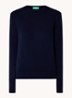 Fijngebreide pullover van merino wol - Blauw