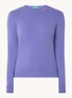 Fijngebreide pullover van merino wol - Lavendel