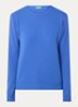 Fijngebreide pullover van merino wol - Blauw
