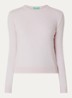 Fijngebreide pullover van merino wol - Lichtroze 189