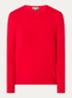 Fijngebreide pullover van merino wol - Rood
