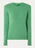 Fijngebreide pullover van wol - Groen