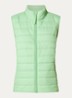 Gewatteerde bodywarmer met waterafstotende coating - Mint