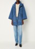 Jack met capuchon en klepzakken - Blauw
